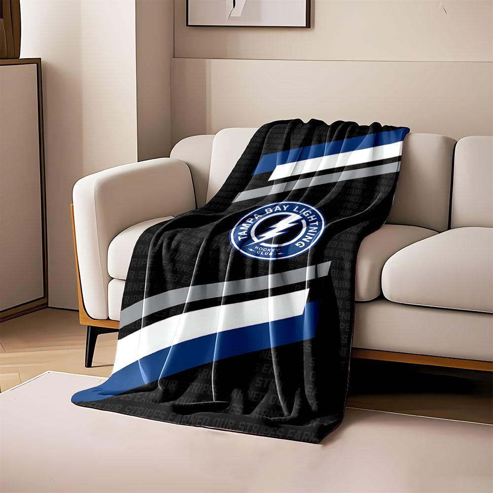 Tampa Bay Lightning Hockey Blanket print blanket soft and cozy perfect for the living room bed sofa or a nap,gift