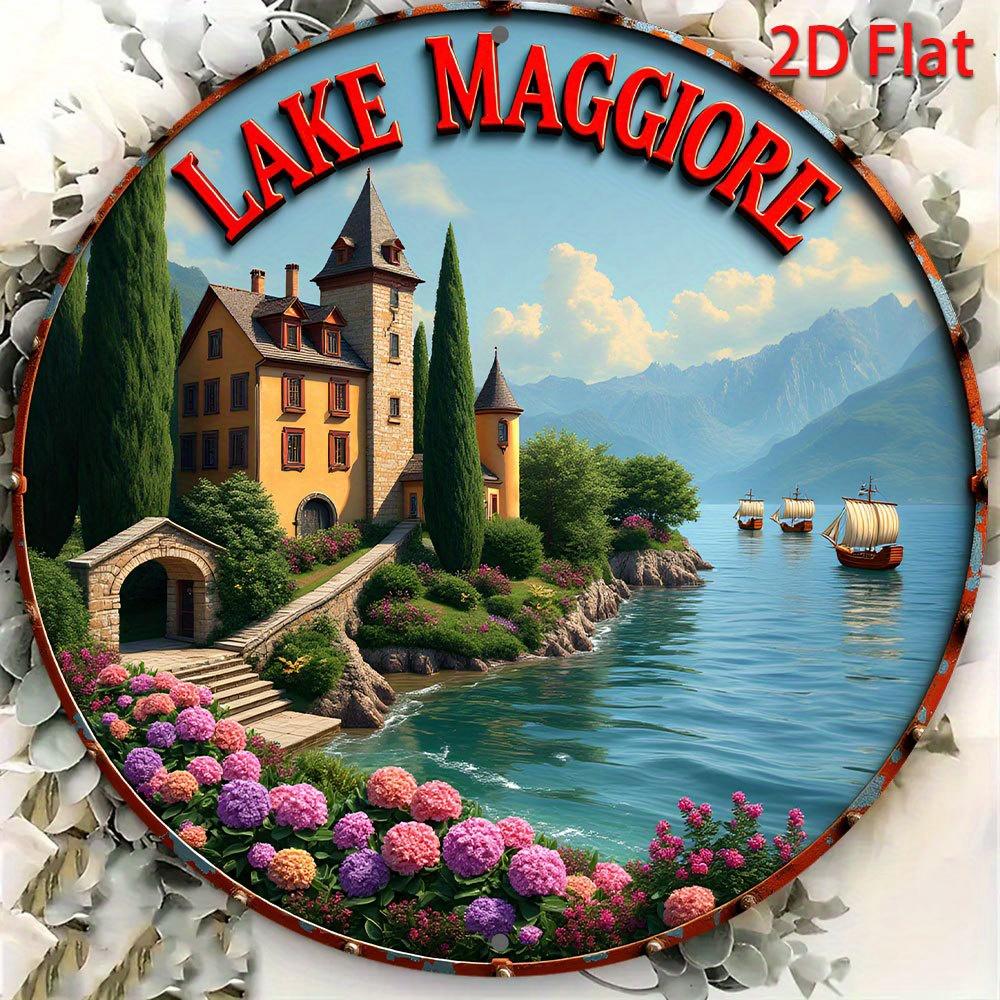 D Flat D Flat Pc Beware Round Aluminum Sign Hazard Round Wall Decor Benard Rustic Metal Wall Art Dinosaur Metal Wall Art