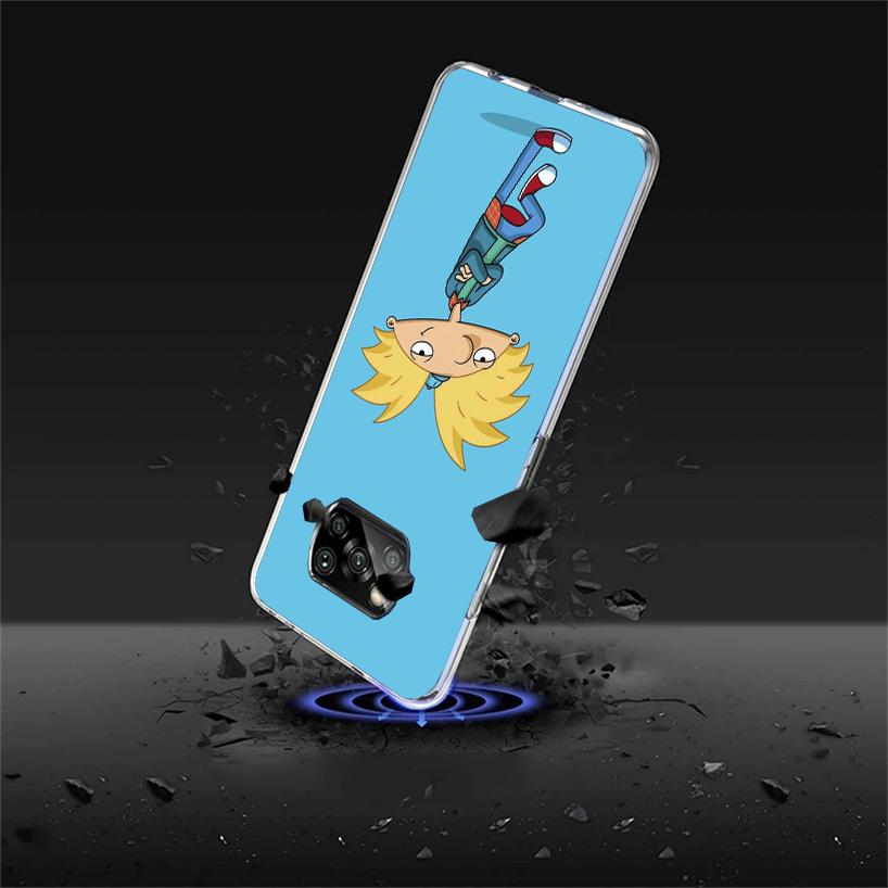 Cartoon Hey Arnold Fondos Phnoe Case for Xiaomi Poco X5 X6 X7 Pro X4 Gt F7 Ultra M8 M7 Redmi 15C 15 13C 13 12C 12 Unique Cover C