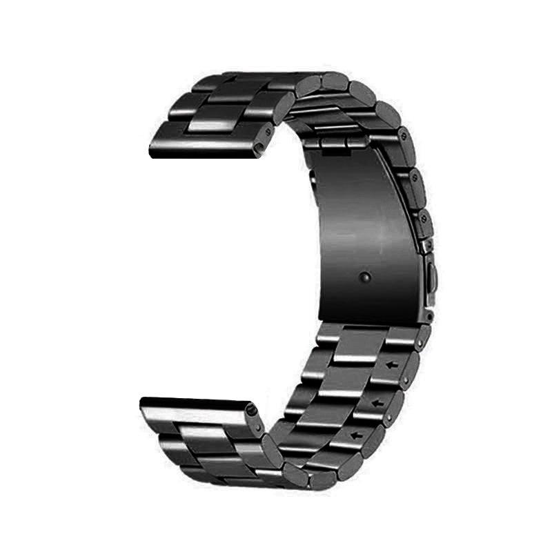

22-миллиметровый ремешок для часов из нержавеющей стали для Samsung Huawei GT Smartwatch, Трансграничная версия 2025 года 22mm чёрный