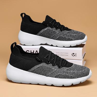 Nowe Modne Oddychające Dzianinowe Sportowe Buty Codzienne Duży Rozmiar Męskie Buty do Biegania Modne Wygodne Lekkie Męskie Damskie Foo