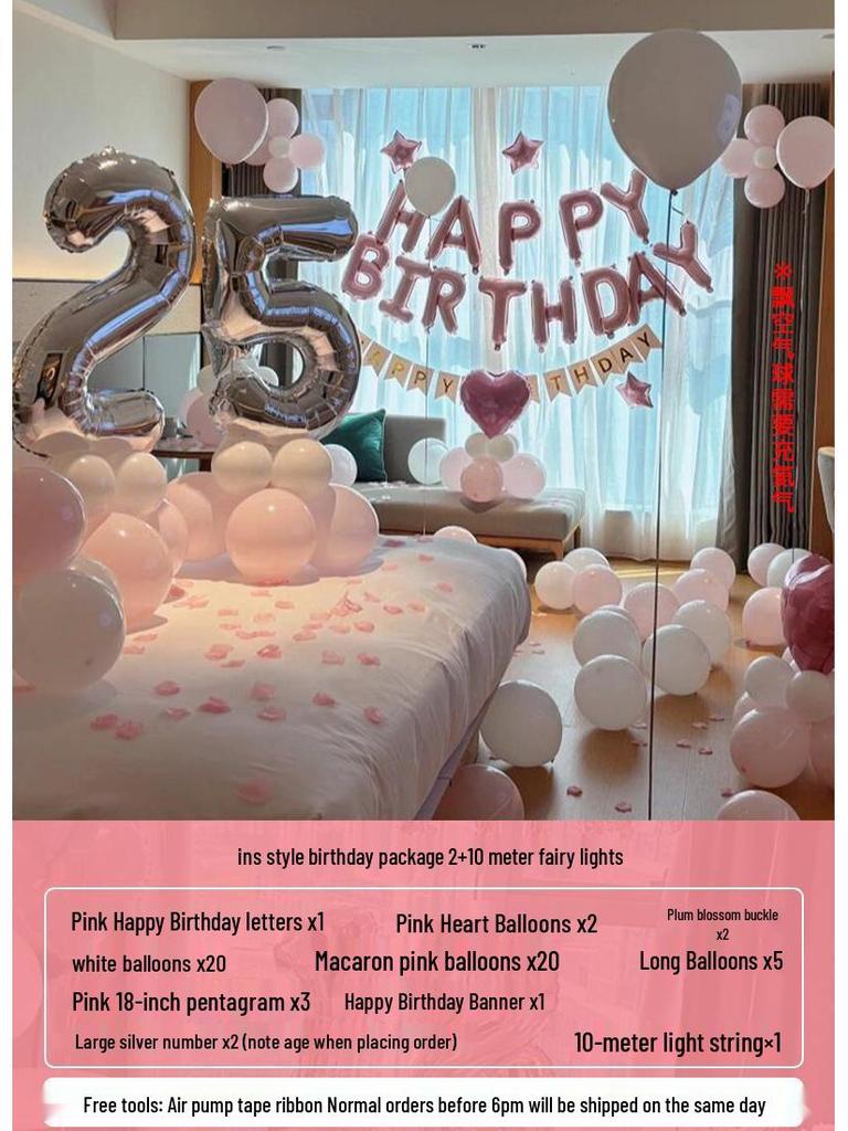 18th Birthday Party Decorations: Balloons & Background Wall Props for Boys & Girls