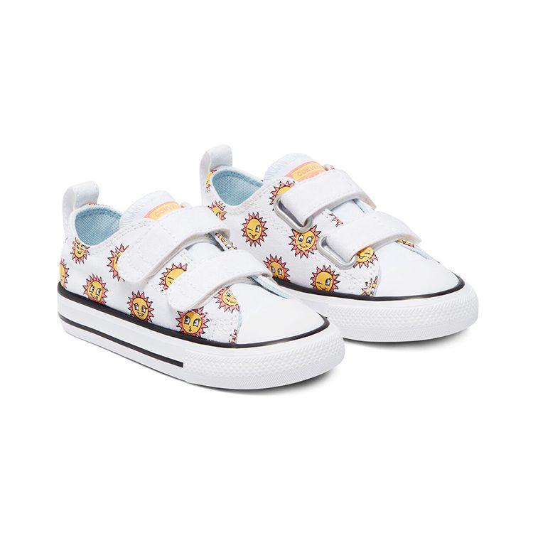 Converse Chuck Taylor All Star Low Top Low top Skateboard Shoes White Yellow Infant And Toddler 770703C
