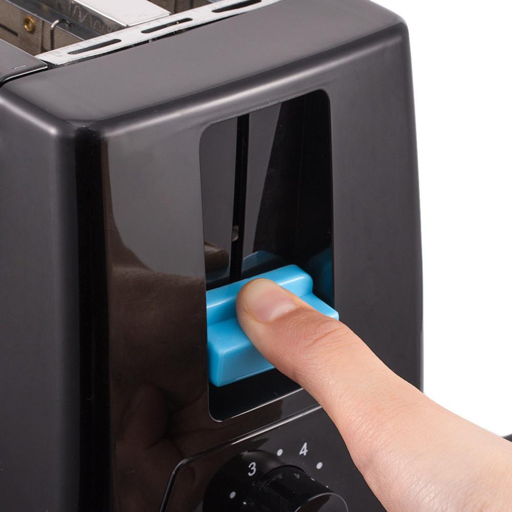 Prăjitor de pâine de uz casnic 650W cu 2 felii, mic, pentru mic dejun, aparat de sandwichuri, mini, portabil, semiautomat, aparat de pâine