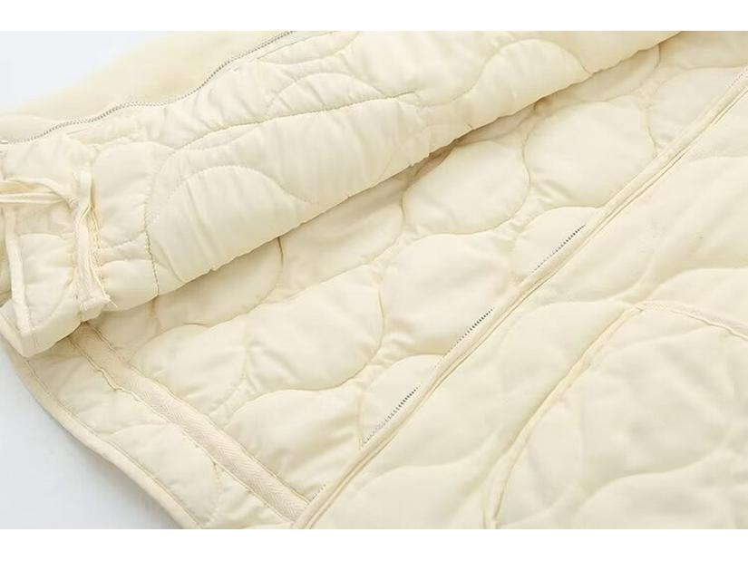 2025 Urban Casual gewaschene Baumwoll-Steppjacke für Damen - Herbst/Winter Kollektion