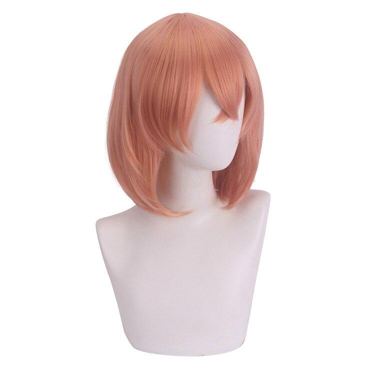 Anime 30CM Tokyo Revengers Tachibana Hinat Cosplay Wig Orange Short Hair Heat Synthetic Fiber Hair Cap Party Girls Women