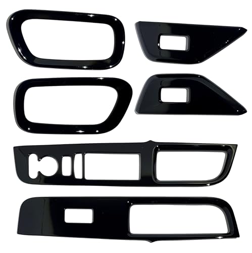Степ-вагон Honda Step WGN Spada Air RP6, RP7, RP8, Серия RP Детали и аксессуары для кастомизации интерьера: Накладки на панель кнопок двери, Декоративная накладка на панель ручки передней двери
