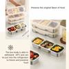 Wet Dry Meal Prep Container Leakproof Food Storage 304 Stainless Steel Lunch Box  Travel Meal