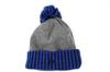 [New Era] Adīta cepure, pupiņu cepure, adīta cepure, Colorblock ar atlocītu malu ROYALHEATHER GREY