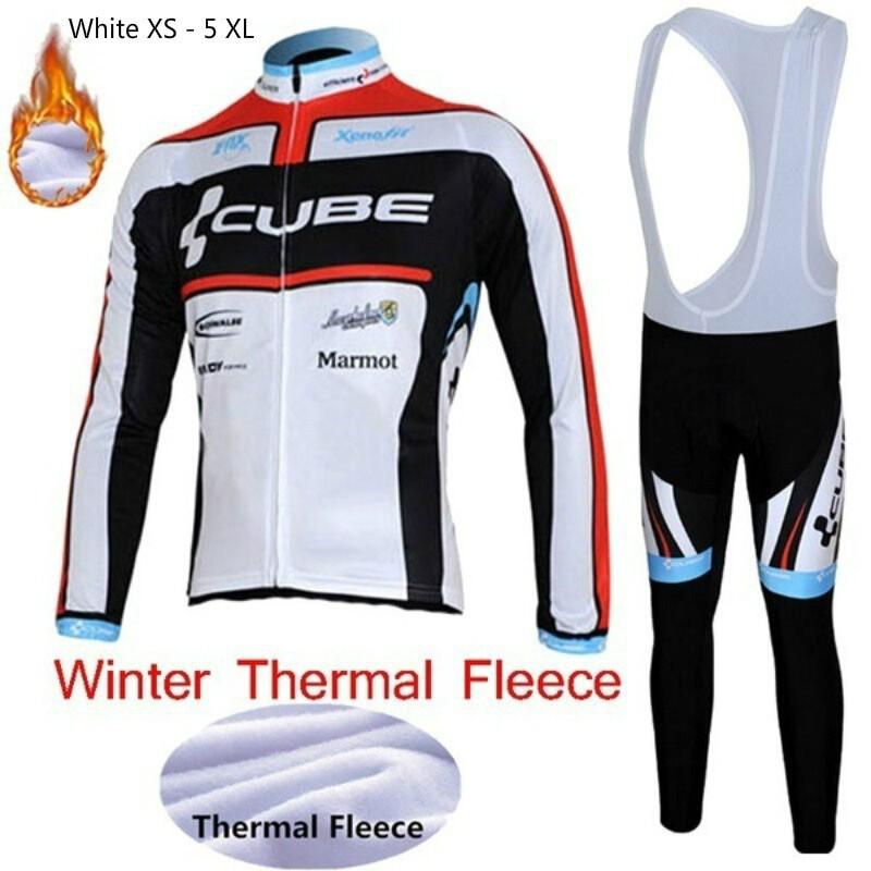 Long Sleeve Cycling Jersey Set Quick Dry Breathable Unisex Bib Shorts Road Mountain Bike Riding XXS белый