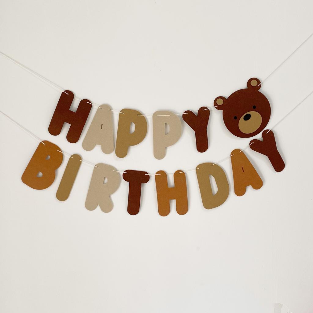 Coffee Brown Teddy Bear Balloon Number Heart Balloon Set Kid Birthday Party Decoration Baby Shower Wedding Valentine's Day Decor