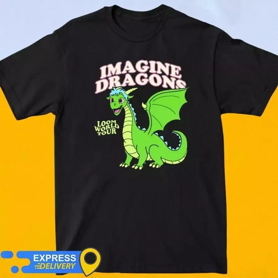 Official 2024 Imagine Dragons Loom World Tour T Shirt For Fan N2309_02 XXXL