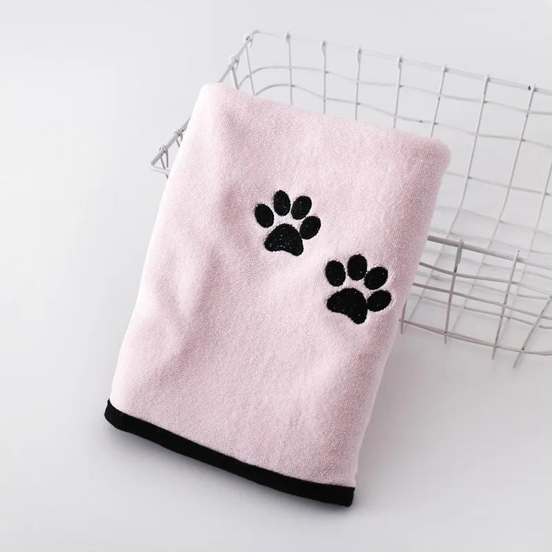 New Absorbent Towels for Dogs Cats Fashion Bath Towel Nano Fiber Quick-drying Bath Towel Car Wiping Cloth Pet Supplies