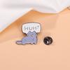 Original cartoon cat brooch cute cute cute schoolbag decoration anti-light needle fixed adjustment clothes accessories