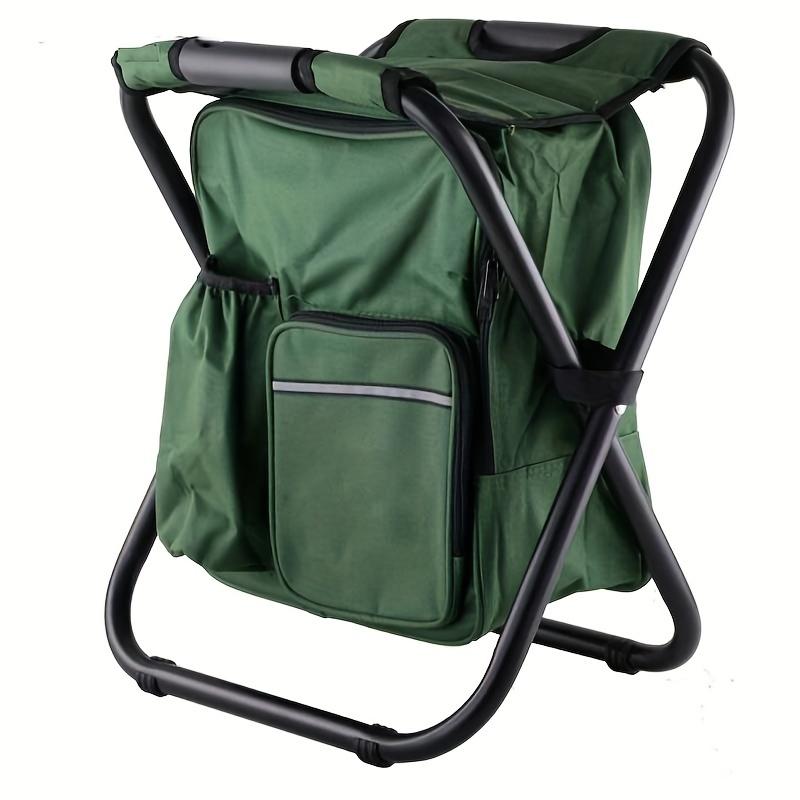 

Outdoor Portable Backpack Chair, Leisure Fishing Stool, Foldable Ice Pack Chair, Beach Chair Green folding chairice