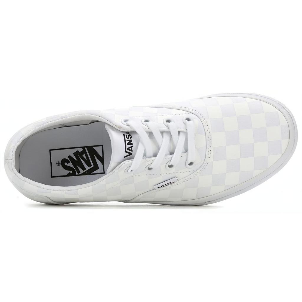 Vans Casual Versatile Lightweight Low-Top Skate Shoes Unisex Sneakers Gray White Checkered VN0A3MTFW51