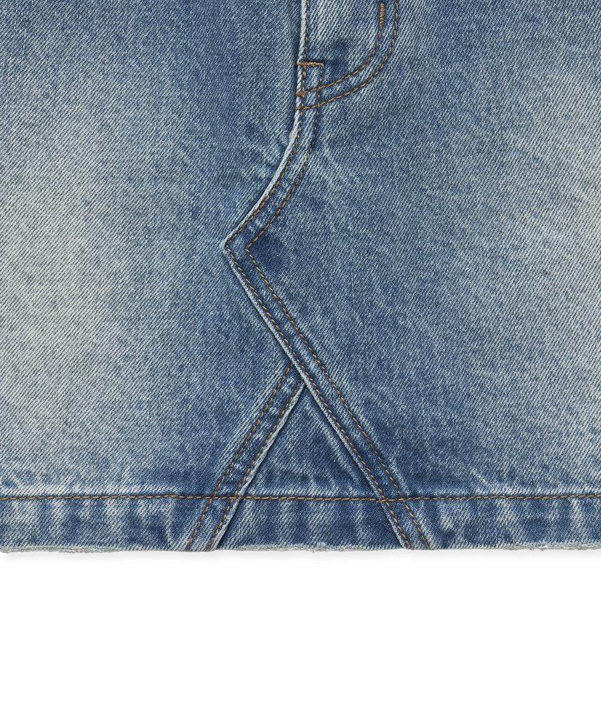 Yale Denim Mini Skirt_Light Blue