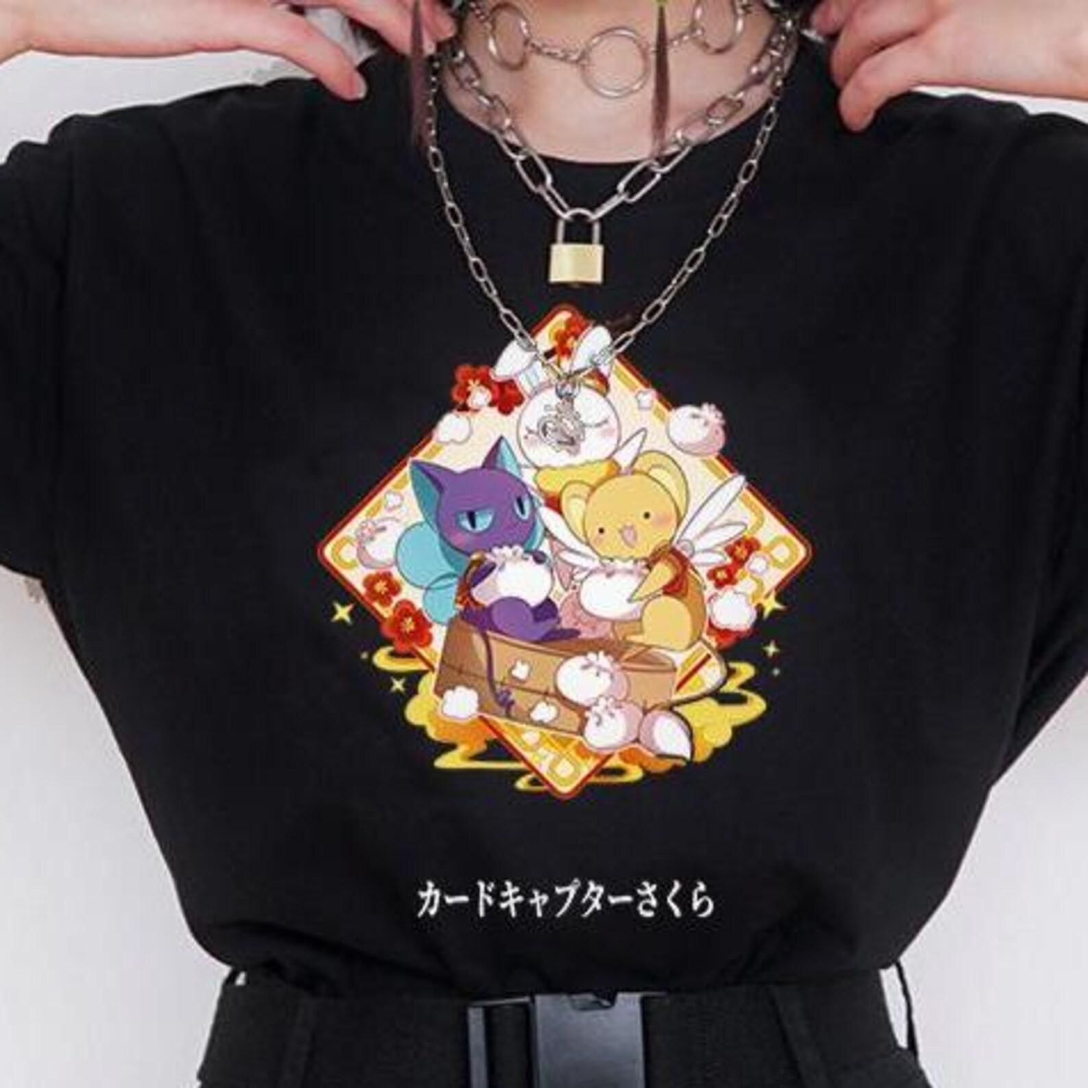 Spinel & Momo Anime Shirt - Cardcaptor Sakura Tshirt,Manga Cosplay Tee S