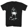 Muhammad Ali Su Sonny Liston Knockout Maglietta Uomo KO Leggenda del Pugilato Campione