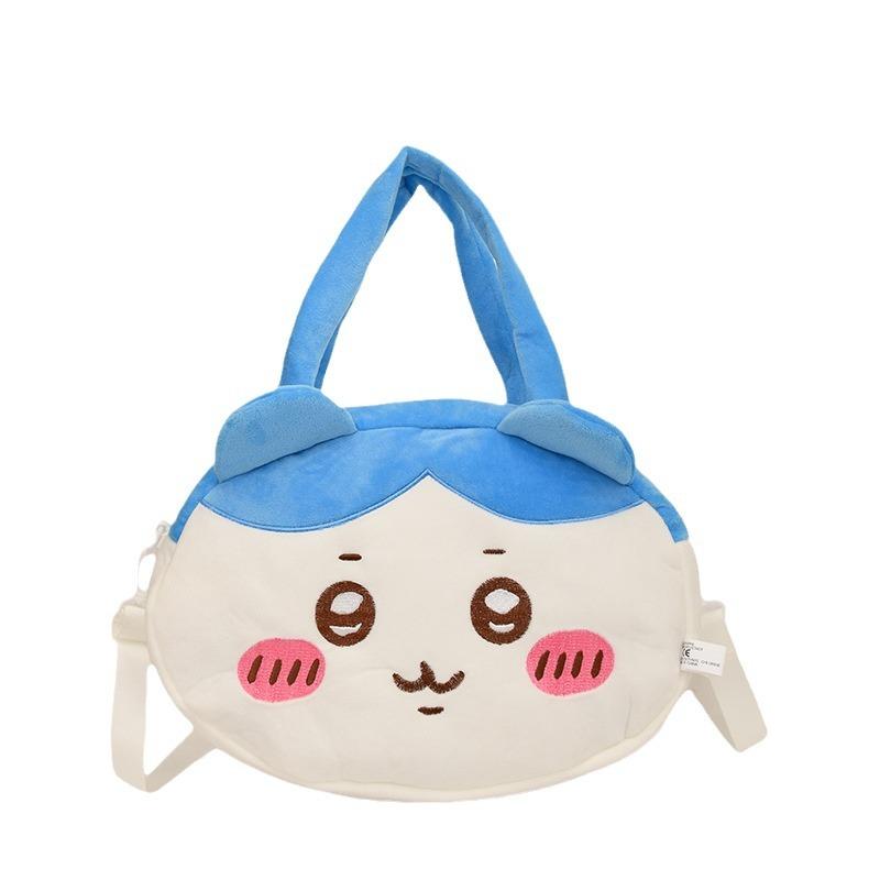 2025 New Cartoon Fashion Plush Handbag Small Fresh Versatile Ugly Cute Girl Shoulder Messenger Bag