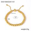 Qiong Yao Luxurious 4mm Stainless Steel Bead Bracelet for Women – Versatile and Elegant Design
