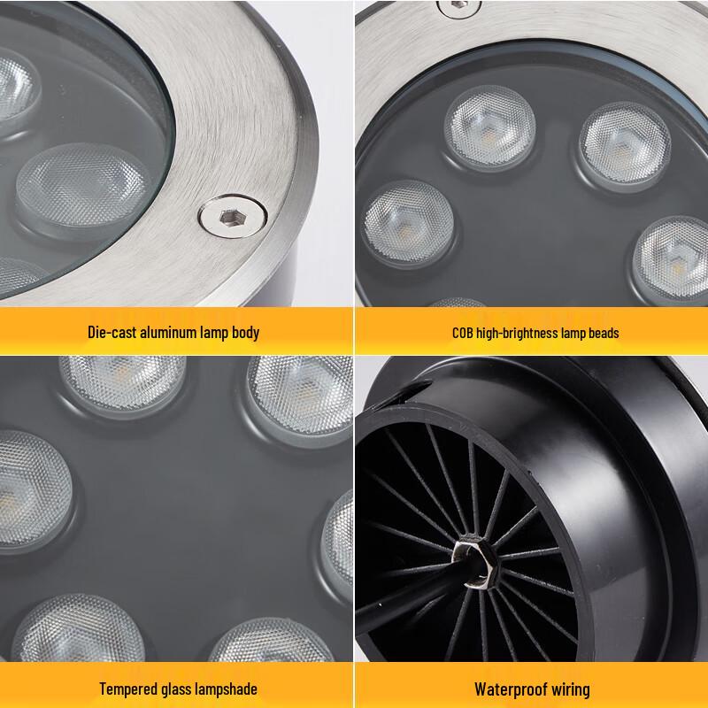 Handon 5W LED Recessed Ground Spotlight