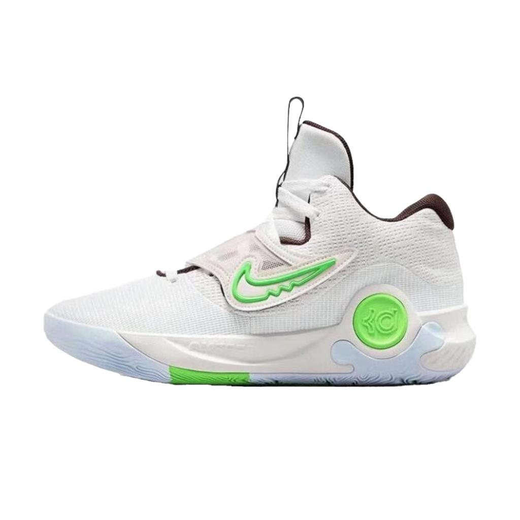Nike KD Trey 5 X Ammortizzazione Antiscivolo Resistente all'Abrasione Scarpe da Basket Basse Uomo Bianco DJ7554-014(Team874-KD)