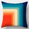 Rainbow Geometric Color Splicing Pillowcase 45x45cm Polyester Sofa Chair cushion cover Modern room home decor