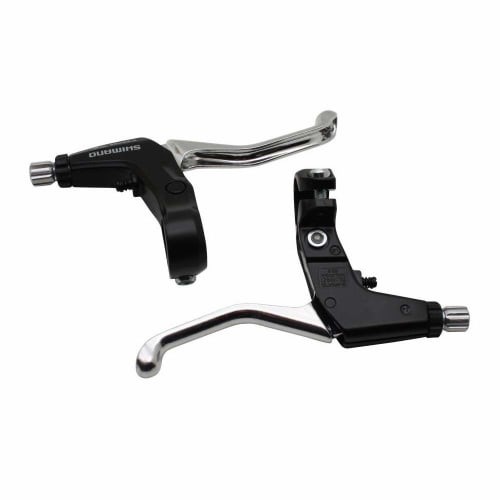 SHIMANO Brake Lever (TREKKING) BL-T4000-P Black Left and Right Lever Set 2 Finger EBLT4000PAL ALIVIO