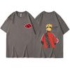 Japanese Anime Naruto T-shirt Men Kawaii Harajuku Manga Graphic Tops Tees Uchiha Itachi Sasuke Printed Summer Tshirts Unisex Casual Streetwear