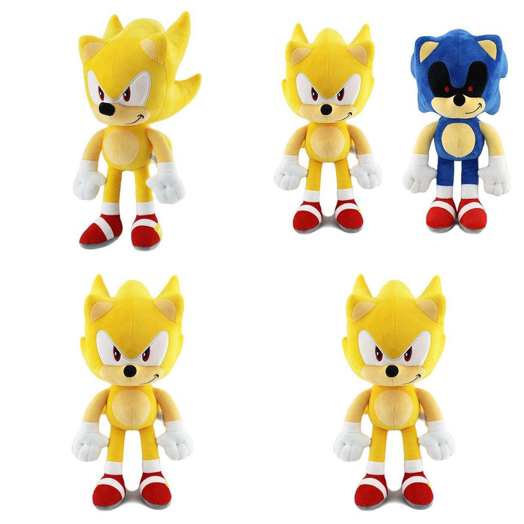30cm Super Soft Sonic Shadow The Hedgehog Plush Dolls For Kids And Adults