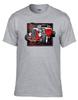 Rockabilly Kustom Vintage Old School Rod Workshop Gray Kids Tshirt344szki