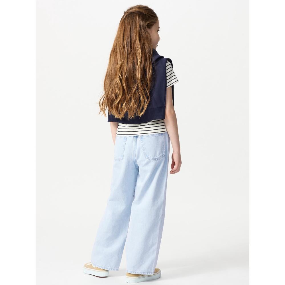 Uniqlo Japonské široké rovné džíny