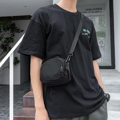 Men's One Shoulder Crossbody Bag, Lightweight and Trendy Brand, Casual Men's Bag, Small Bag, Portable Sports Backpack, Mini Phone Bag