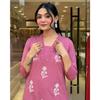 Indian Women Top Tunic Kurta Pant Dupatta Set Designer Party Wear Kurti Dress VF-20227