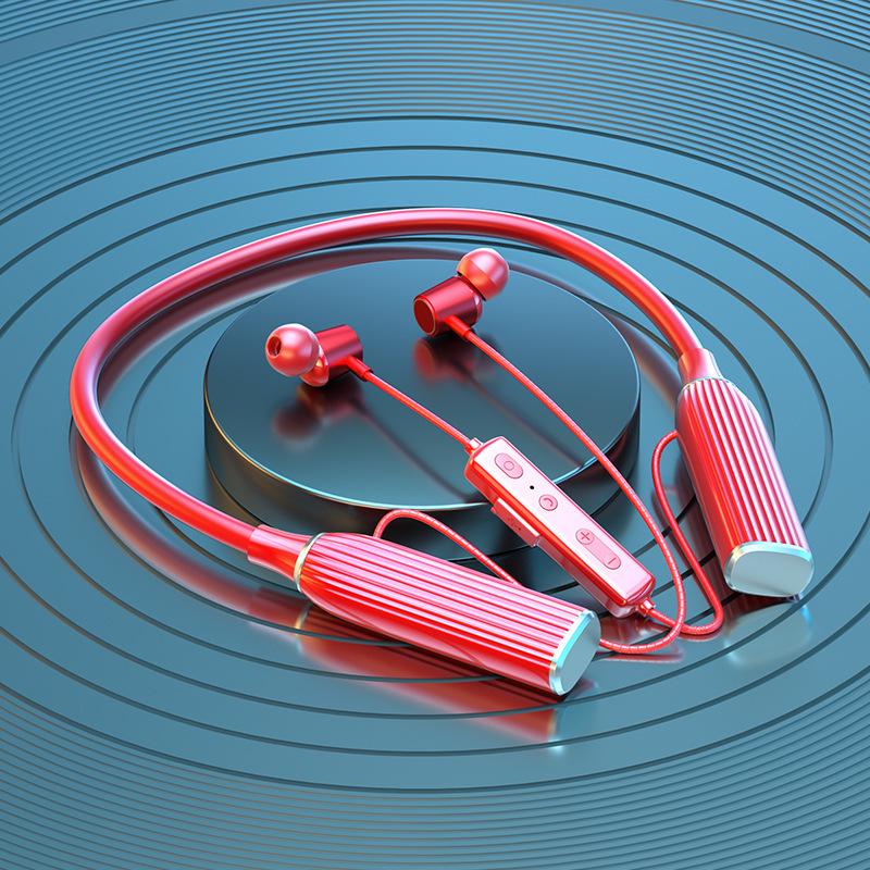 2025 K1689 Neckband Bluetooth 5.3 Earphones: Wireless In-Ear Stereo Sound for Running & Sports