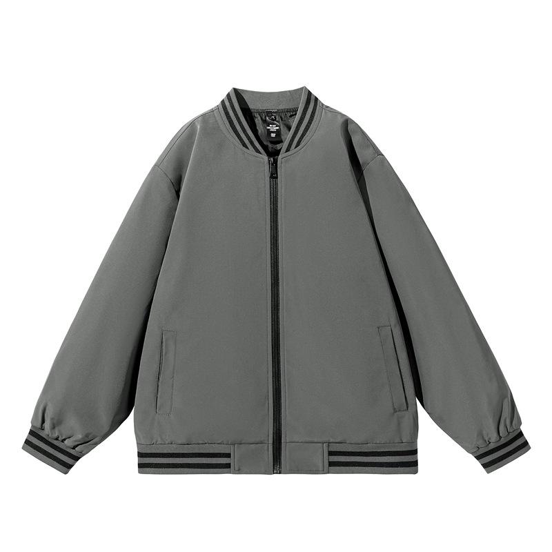 Men s Casual Jacket Spring and Autumn New Baseball Uniform Loose Jacket Men s Loose Bomber Jacket Cardigan Trend M