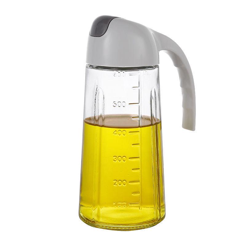 470ml Non-Drip Dual-Use Oil Spray & Pour Bottle with Automatic Closure