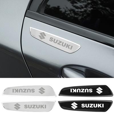 2PCS Car Fender Blade Decal Badge 3D Metal Car Body Protective Sticker For Suzuki JIMNY Grand Vitara Sx4 Swift Alto