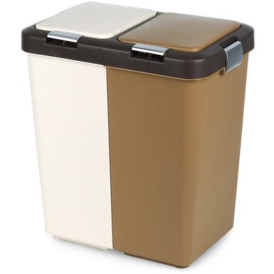 Kunststoff-Abfalltrennsystem 2x20 l