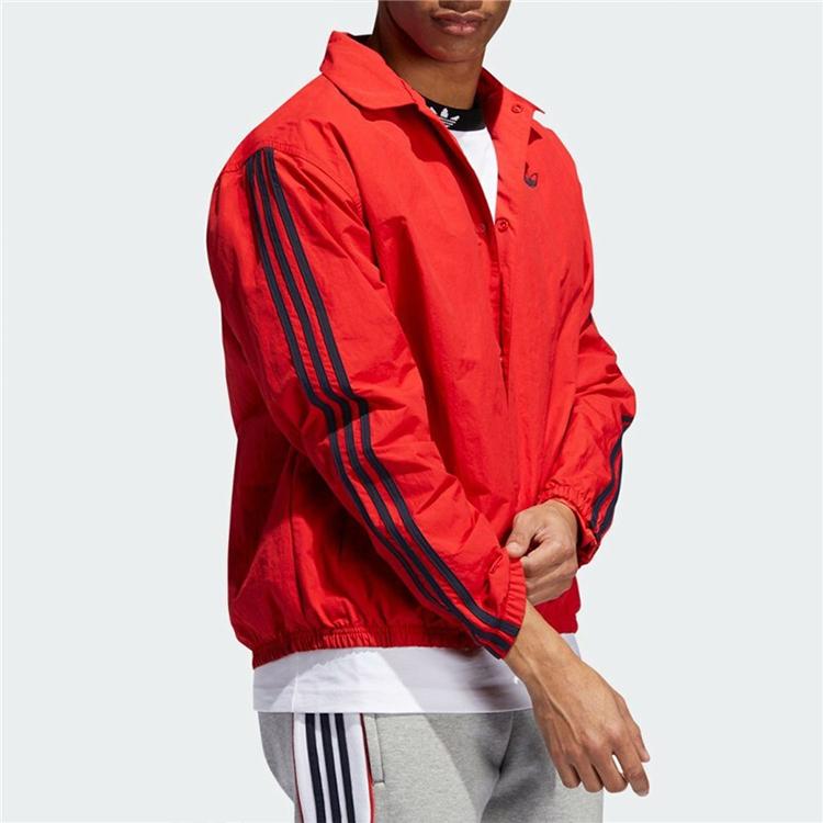 Adidas Originals Trefoil Comfort Casual Jacket Men Outerwear Light-Crimson ED5518