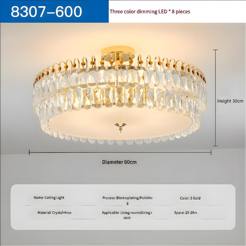 Luxury French Ceiling Lamps Living Room Chandelier Romantic Bedroom Ceiling Lamp Dining Table Decor Hanging Light Lustre Fixture