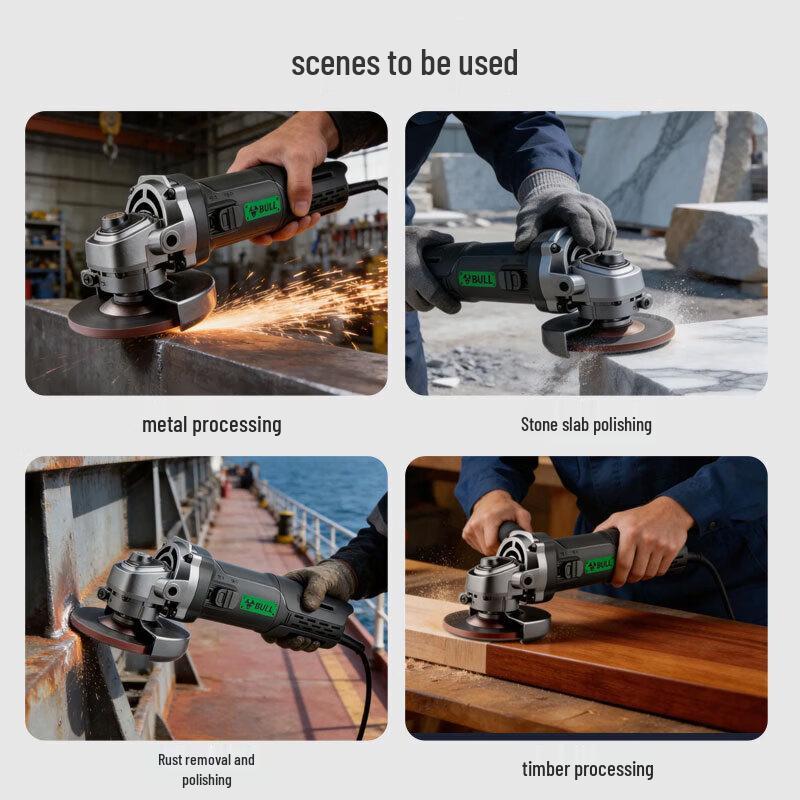 Gongniu 810W 100mm Angle Grinder CN plug (adapter included)