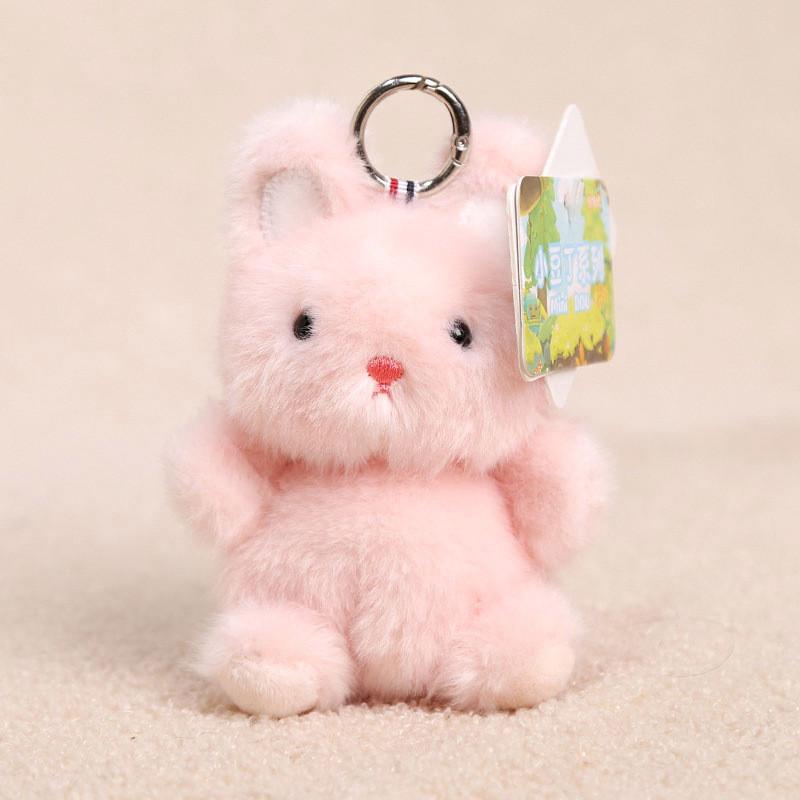 Polar Bear Soft Toy Pendant With Short Plush Material For Bag Decor