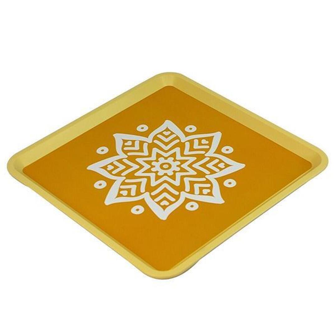 

Zucci Home Alaçati Tray Yellow 32,5x32,5 см 32.5x32.5 cm