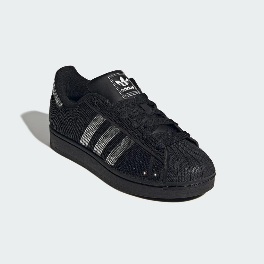 adidas SUPERSTAR II IH4200 Unisex Originals Sneakers Core Black / Silver Metallic / Off White
