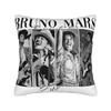 Bruno Mars The Romantic Tour Kissenbezüge Merch Bedruckte Kissenhülle Dekorationen Überwurf-Kissenhülle Zuhause Mehrere Größen