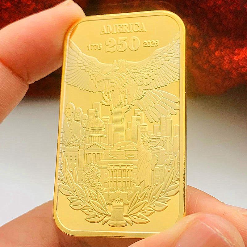 Statue of Liberty Medal of Honor Challenge Coin Commemorative Gift Metal Medal Collection Gift, Blocks