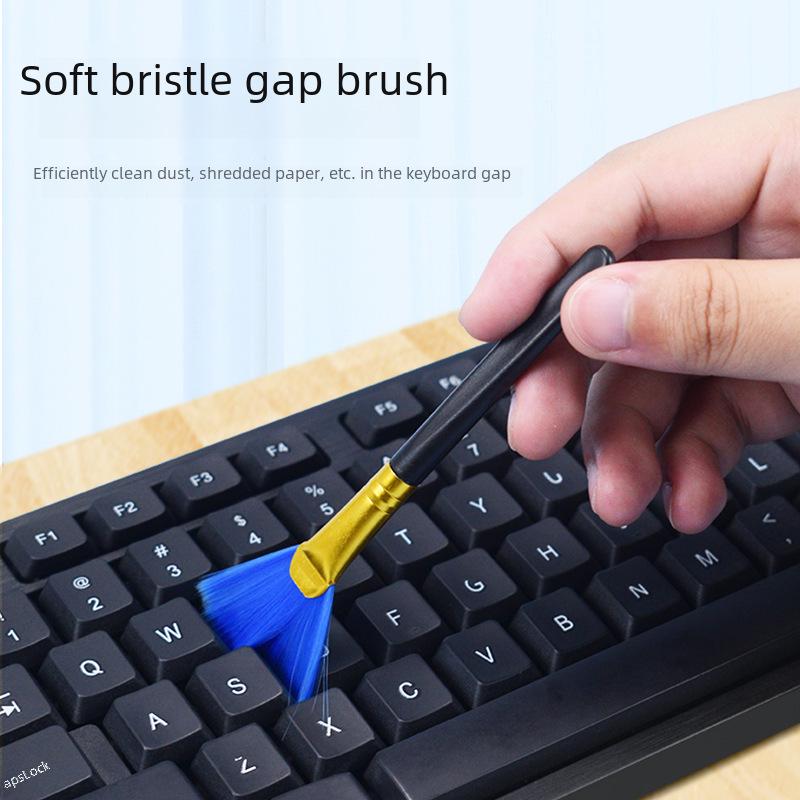 Ensemble de 10 brosses de nettoyage pour clavier d'ordinateur portable, outil multifonction de dépoussiérage à poils souples