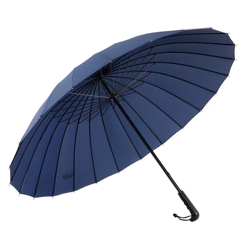 MAYDU Large 24-Rib Long-Handle Windproof Umbrella